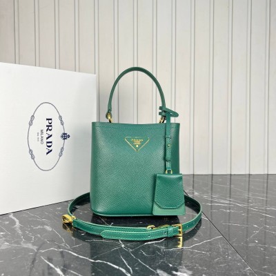 Prada Panier Mini Saffiano Leather Bag