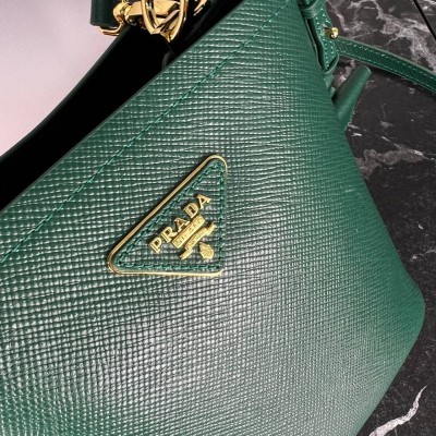 Prada Panier Mini Saffiano Leather Bag