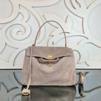 Balenciaga Rodeo Suede Handbag Medium