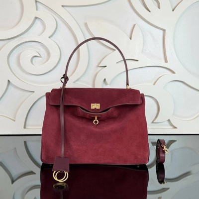 Balenciaga Rodeo Suede Handbag Medium