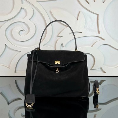 Balenciaga Rodeo Suede Handbag Medium