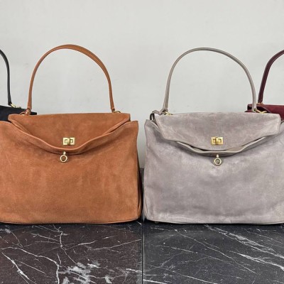 Balenciaga Rodeo Suede Handbag Medium