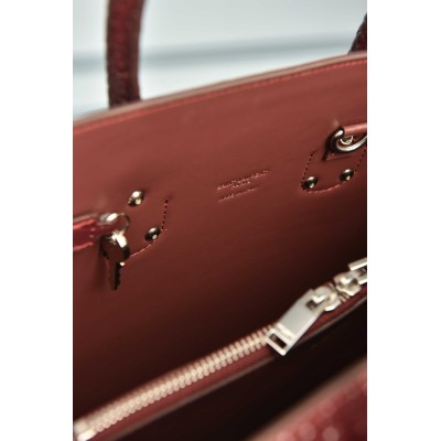 Saint Laurent Sac De Jour in Crocodile Embossed Leather