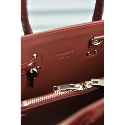 Saint Laurent Sac De Jour in Crocodile Embossed Leather