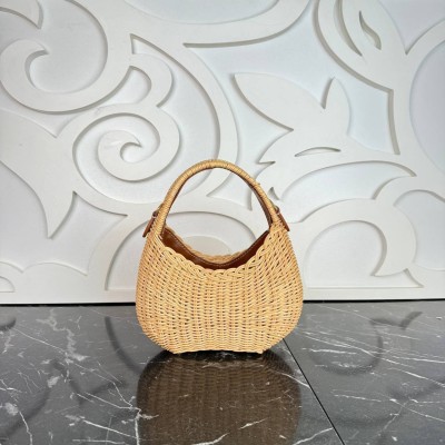Miu Miu Wander Mini Knit Basket Bag