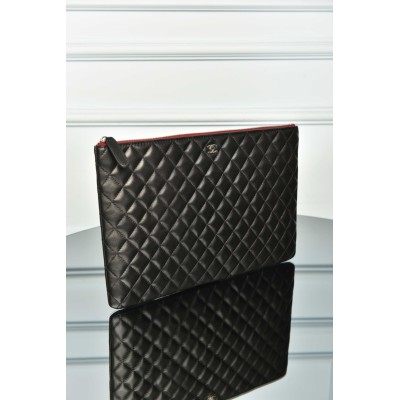 Chanel Classic Zip-Up Clutch