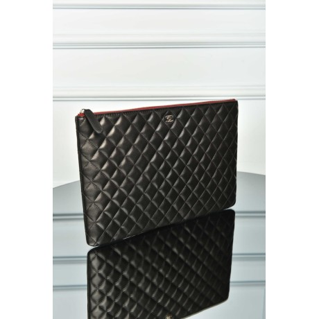 Chanel Classic Zip-Up Clutch