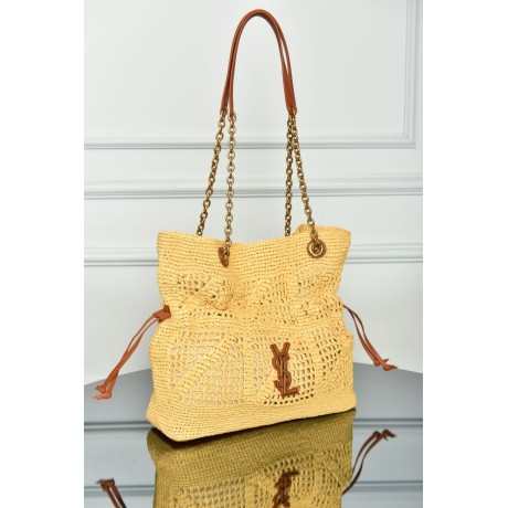 Saint Laurent Jamie Shopping Bag in Raffia