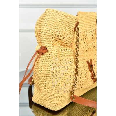 Saint Laurent Jamie Shopping Bag in Raffia