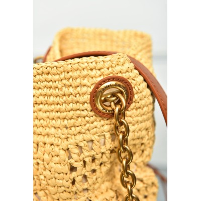 Saint Laurent Jamie Shopping Bag in Raffia