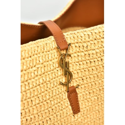 Saint Laurent Le 37 Woven in Raffia