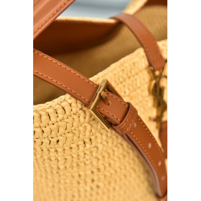 Saint Laurent Le 37 Woven in Raffia