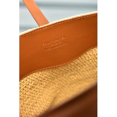 Saint Laurent Le 37 Woven in Raffia