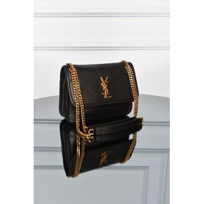 Saint Laurent Niki Small In Grained Lambskin