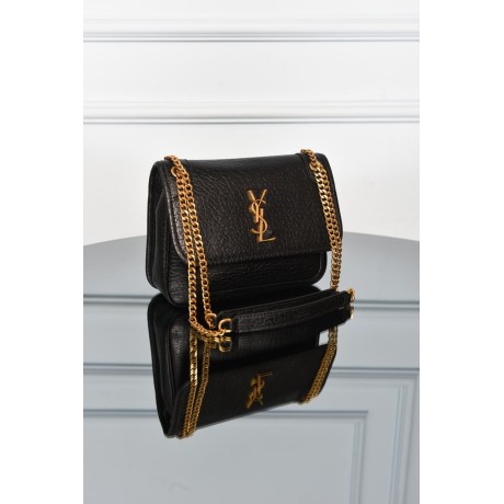 Saint Laurent Niki Small In Grained Lambskin