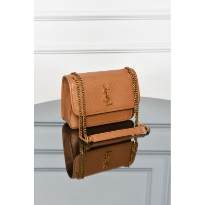Saint Laurent Niki Small In Grained Lambskin