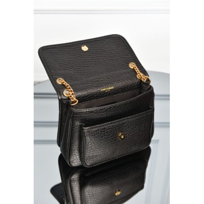 Saint Laurent Niki Small In Grained Lambskin