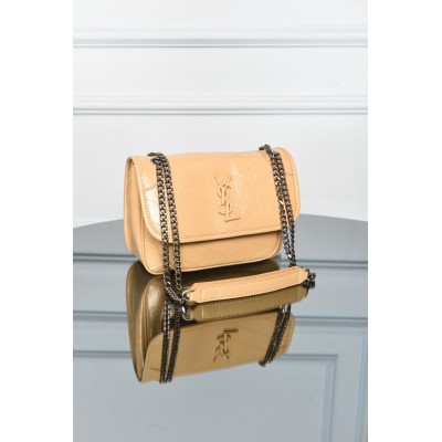 Saint Laurent Niki Small In Grained Lambskin