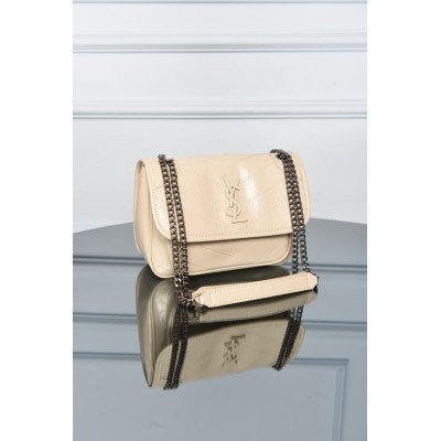 Saint Laurent Niki Small In Grained Lambskin