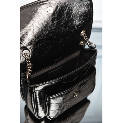 Saint Laurent Niki Small In Grained Lambskin