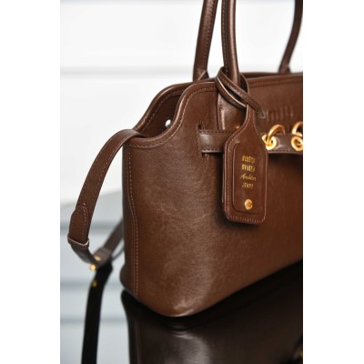 Miu Miu Aventure Nappa Leather Bag