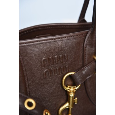Miu Miu Aventure Nappa Leather Bag