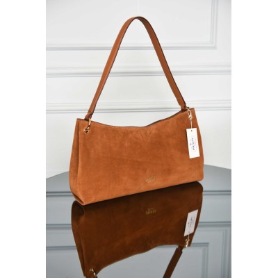 Prada Etude Large Suede Shoulder Bag