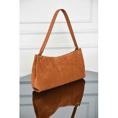 Prada Etude Large Suede Shoulder Bag