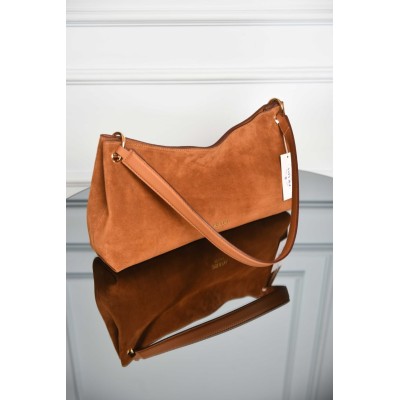 Prada Etude Large Suede Shoulder Bag