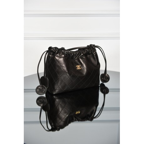 Chanel Leather Strap Clutch