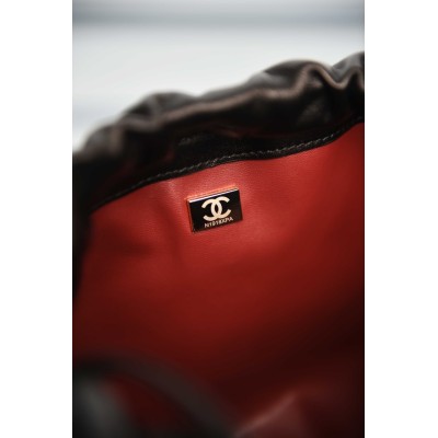 Chanel Leather Strap Clutch