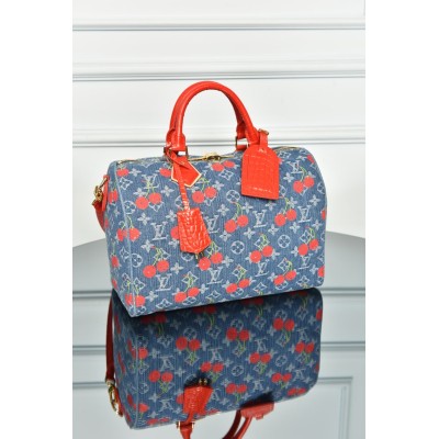 Louis Vuitton LV x TM Speedy 30 Cerise Bag