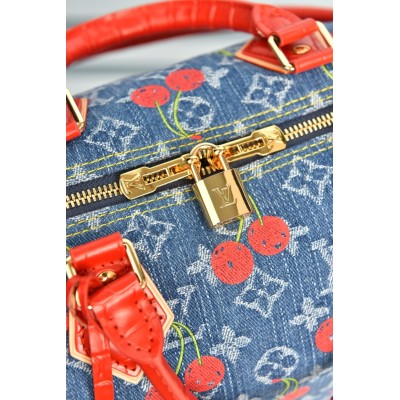 Louis Vuitton LV x TM Speedy 30 Cerise Bag