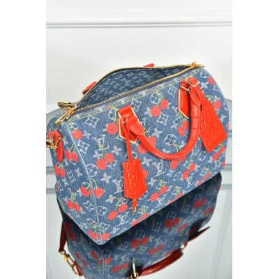 Louis Vuitton LV x TM Speedy 30 Cerise Bag