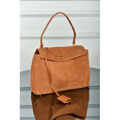 Balenciaga Rodeo Suede Handbag Mini