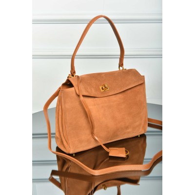 Balenciaga Rodeo Suede Handbag Mini