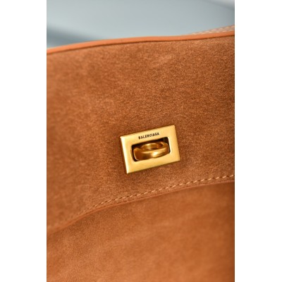 Balenciaga Rodeo Suede Handbag Mini