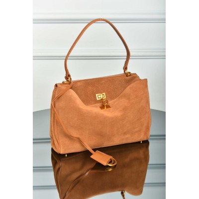 Balenciaga Rodeo Suede Handbag Mini