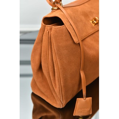 Balenciaga Rodeo Suede Handbag Medium