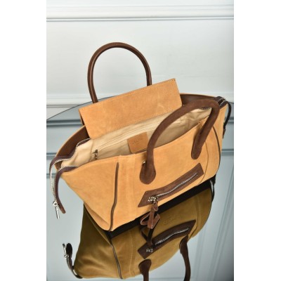 Celine Small New Luggage in Suede
