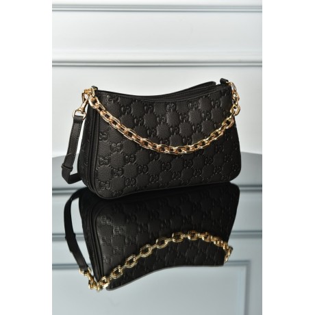 Gucci GG Emblem Shoulder Bag