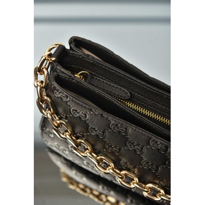 Gucci GG Emblem Shoulder Bag