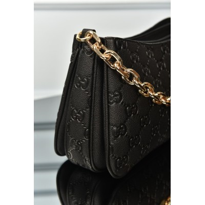 Gucci GG Emblem Shoulder Bag