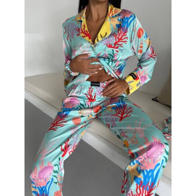 Luxury Pajamas Set with Hair clip