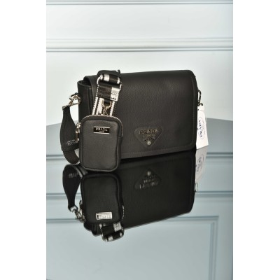 Prada Saffiano Leather Shoulder Bag