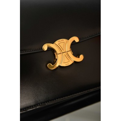 Celine Small Cartable Triomphe in Shiny Calfskin