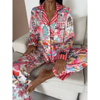 Luxury Pajamas Set with Hair clip
