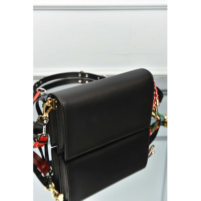 Prada Soft Sound Small Leather Shoulder Bag with Charms