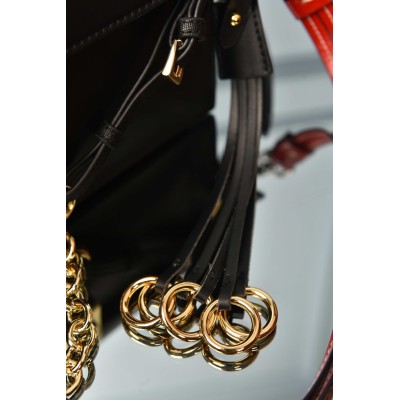 Prada Soft Sound Small Leather Shoulder Bag with Charms