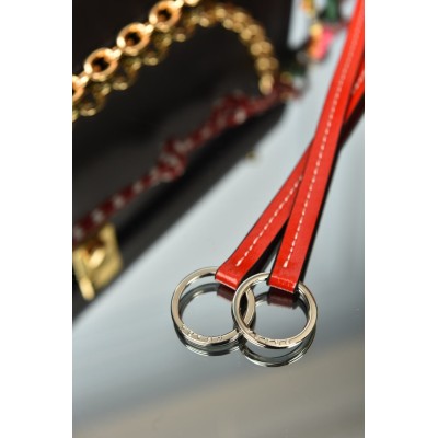 Prada Soft Sound Large Leather Shoulder Bag with Charms